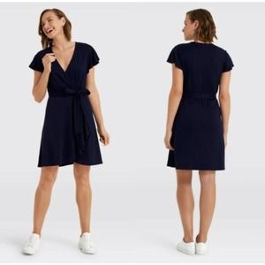 Draper James Navy Wrap Dress size XL